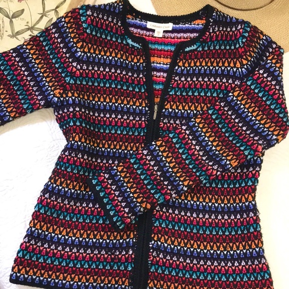 Coldwater Creek Vibrant Cardigan Sweater - Picture 3 of 16